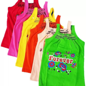 Bodysuit Slip For Kid Girls  (Multicolor, Pack of 6)