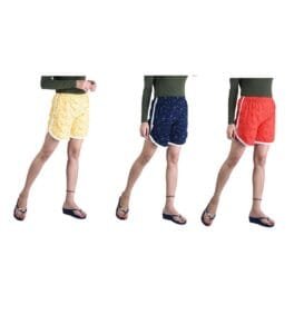 SUNUO Boys & Girls Sports Shorts (Pack of 3)