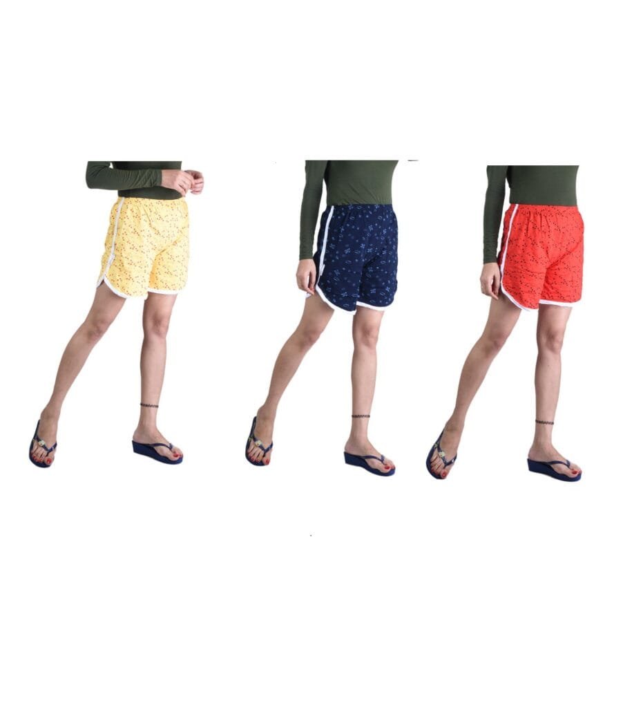 SUNUO Boys & Girls Sports Shorts (Pack of 3)