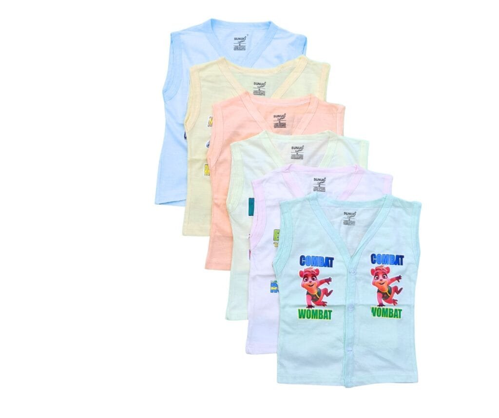 Kids Jhabla for summer (pack of 6) (Multi Print)