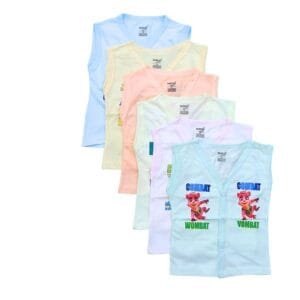Kids Jhabla for summer (pack of 6) (Multi Print)