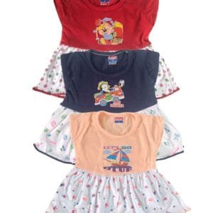 Sunuo Baby Girl A-Line Cotton Dress