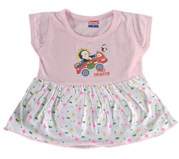 Sunuo Baby Girl A-Line Cotton Dress (Copy) - Image 8