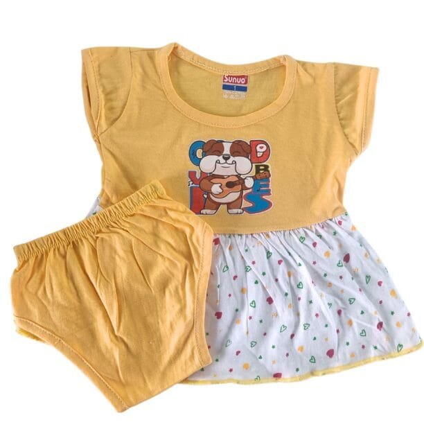 Sunuo Baby Girl A-Line Cotton Dress (Copy) - Image 2