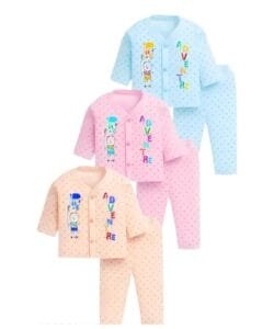 Baby Boys & Baby Girls Casual Dress Set Pack of 3