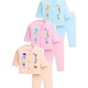 Baby Boys & Baby Girls Casual Dress Set Pack of 3